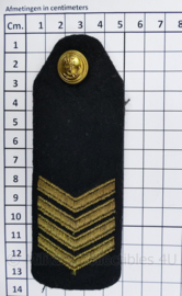 KM Koninklijke Marine epauletten schouderstukken set - Sergeant-Majoor - origineel