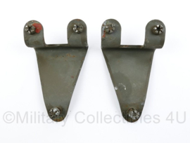 Wo2 US Jeep Willys MB set steunen voor de huif Bracket Top Bow - 13,5 x 8 x 4,5 cm -  origineel