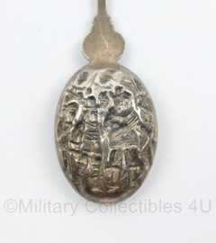 KL Nederlandse leger verzilverde theelepel ISK Infanterie Schietkamp Harskamp - 12 x 2 cm - origineel