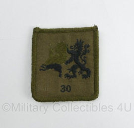 Defensie 30 Natresbataljon borstembleem - met klittenband - 5 x 5 cm - origineel