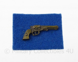 Onbekende insigne van een revolver - 3,5 x 4 cm - origineel