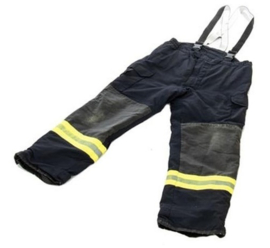 BW Brandweer broek Donkerblauw met gele reflectie - maat 48 tm. 60 - origineel