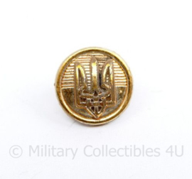 Oekraïense leger knoop goudkleurig - 12 mm - origineel