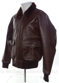 Type M-422A (G-1 pilot jacket) Leather Flight Jacket, US Navy USN - Brown leather