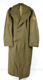 Zeldzame vroege MVO DKG eind jaren 40 wollen mantel - lijkt op WO2 US model  - maat 46 - gedragen - origineel