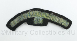 Shoulder title Cameron Highlanders of Ottawa MQ - 13,5 x 4,5 cm - origineel