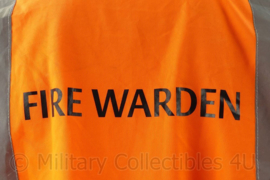 Fire Warden veiligheids hesje - maat Large - origineel