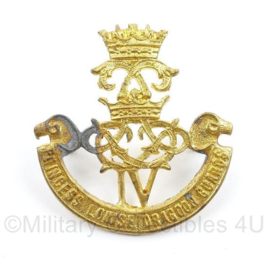 WW2 British cap badge Princess Louise Fusiliers -  4,5 x 4 cm -  origineel