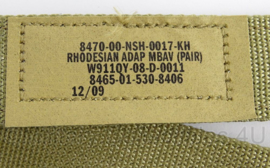 KL landmacht en US Army Rhodesian Adap Mbav draagriemen set - afmeting 35 x 5 cm - origineel