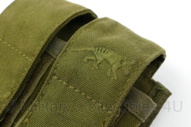 Tasmanian Tiger Double Pistol Magazin pouch molle groen - 11 x 3,5 x 15 cm - origineel
