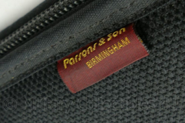 Parsons & Son wapentas zwart - 55 x 28 x 3½ cm - origineel