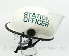 Mersey Regional Ambulance Service Rescue helm STATION OFFICER  - wit -  verstelbaar maat 54 - 62 cm  - origineel