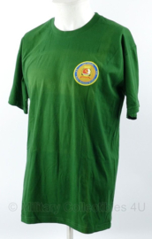 Korps Mariniers RNLMC Eerste mariniers Bataljon T shirt groen - medium - nieuw -  origineel