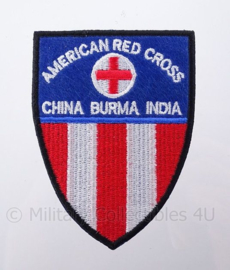 US American red cross "china burma india" embleem - afmeting 6 x 9 cm