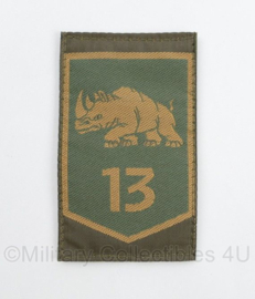 Defensie 13 Gemechaniseerde brigade 13 Lichte Brigade  embleem GVT - nieuw model - 8,5 x 5 cm - origineel