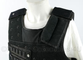 KCT Korps Commandotroepen en DSI Dienst Speciale Interventies modulair vest met tassen zwart - TSI Tactical System International California USA - origineel