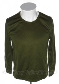 Brits leger Thermal ondershirt GROEN , mannen vochtregulerend  - Small  - origineel