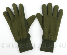 Defensie Fleece handschoenen groen - maat Medium - nieuw - origineel