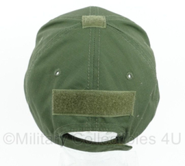 Ripstop Baseball cap met velcro groen  - one size - nieuw