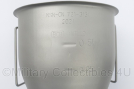 BCB CRUSADER RVS CANTEEN Cup Canteen Cup Jungle RVS veldfles beker - Brits model - nieuwste model - nieuw - origineel