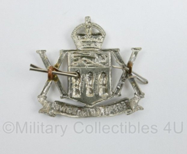 Canadese wo2 cap badge  Saskatchewan Dragoons - 4,5 x 4,5 cm - origineel