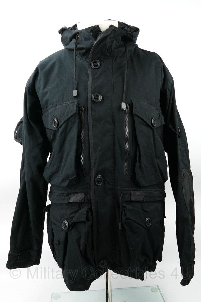 Zwarte smock Emme-Erre International Italiaanse makelij - maat small - nieuw - origineel