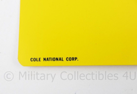 US Cole National Corp. kunststof bord Caution - 35,5 x 25,5 cm - origineel