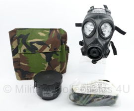 Defensie AMF12 gasmasker met gevechtsfilter Exp. 2029 set - maat 2 = middel - origineel