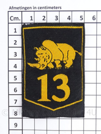 KL eenheid embleem 13 gemechaniseerde brigade 13 Lichte Brigade - 1963/2000 - origineel