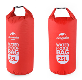 Naturehike outdoors Waterproof bag 25 liter - voor slaapzak e.d.  - Rood
