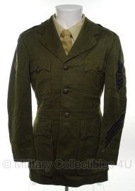 USMC US Marine Corps uniform 16 jaar in dienst - size 38L - rang Chief patty officer - zeldzame Navy uitvoering!