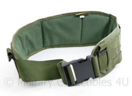 Defensie en Korps Mariniers groene profile Equipment MOLLE belt - maat Medium - nieuw - origineel