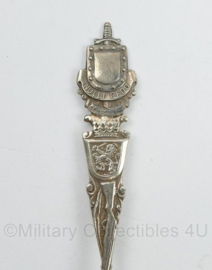 KL Nederlandse leger verzilverde theelepel Infanterie - 12,5 x 2 cm - origineel