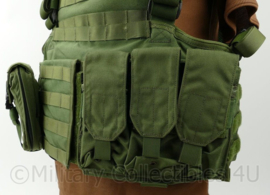 Profile Equipment plate carrier met mag pouch, dump pouch en HG tassen - licht gedragen - origineel