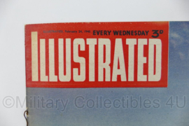 WO2 Brits Illustrated Magazine tijdschrift - February 24, 1945 - 35 x 26 cm - origineel