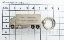 Korps Mariniers transportcompagnie sleutelhanger - 7,5 x 3 cm - origineel