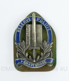 Reservepolitie brevet 's-Gravenhage - 5,5 x 4 cm - origineel