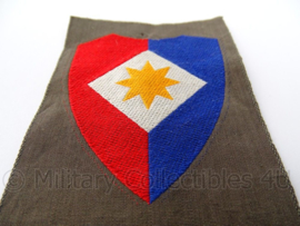 KL DT eenheid embleem voor officieren van de staf van het 1ste legerkorps ONGEVOUWEN - origineel