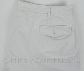 KM Marine witte tropen uniform  broek tropenwit - maat 53 3/4 = Large - Nieuw in verpakking - origineel