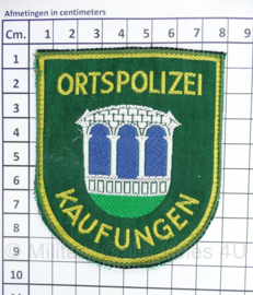 Duitse politie embleem  Ortspolizei Kaufungen - 9 x 8 cm - origineel