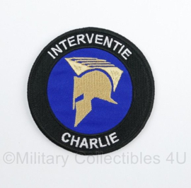 Interventie Charlie embleem Full Colour met klittenband - diameter 9 cm