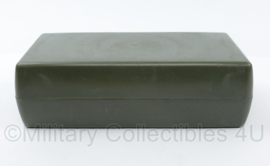 US Army opbergbox kunststof - groen - 21 x 10,5 x 6,5 cm - origineel