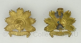 KL schouderstuk insigne set - Regiment infanterie Oranje Gelderland - origineel