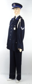 Belgische politie Gent uniform set, jas, broek, pet en koord  - origineel