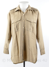 US Officer model shirt khaki - Naoorlogs - maat 40  - origineel