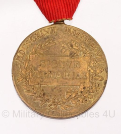 Oostenrijkse Jubileum-herinneringsmedaille Ungarn Franz Joseph (1848 - 1916) "Signum Memoriae"- origineel - metaal