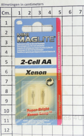Mini MagLite Replacement Lamps AA 2-Cell AA Xenon - nieuw in verpakking - origineel