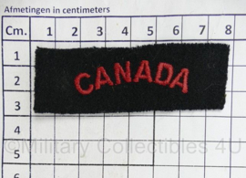 Canadese leger Canada shoulder title - 8 x 3 cm - origineel