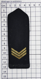 Korps Mariniers of Koninklijke marine epauletten - Sergeant -  13 x 4,5 cm - origineel