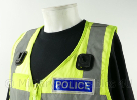Britse Politie Protec reflectie vest met rits, vaste tassen en batonhouder - maat Medium - origineel